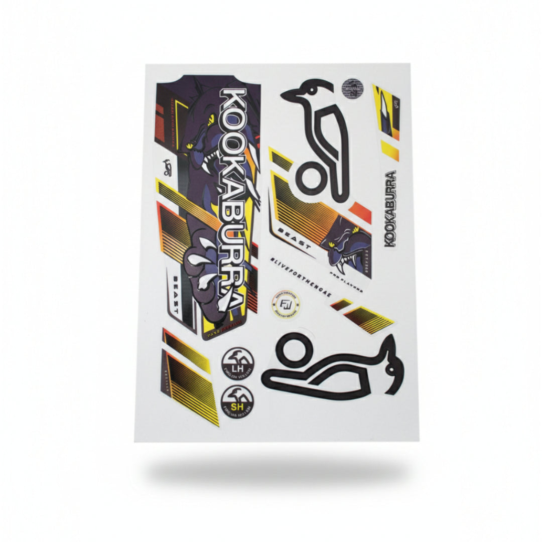 Kookaburra Bat Stickers Waterproof Durable Cricket Accessories 