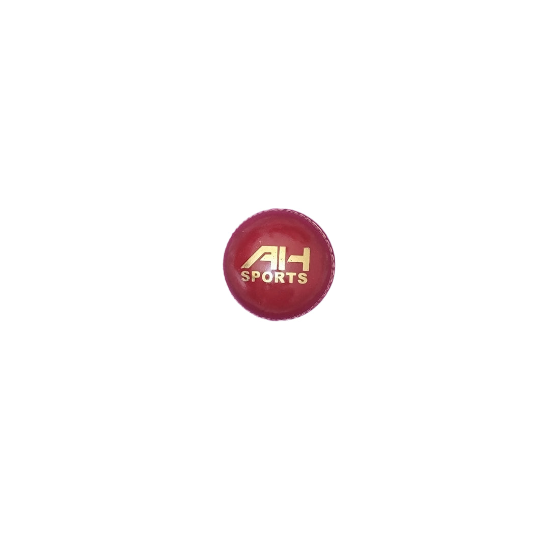 Red Leather Cricket Ball – Durable, Hand-Stitched & Ideal for Matches & Practice