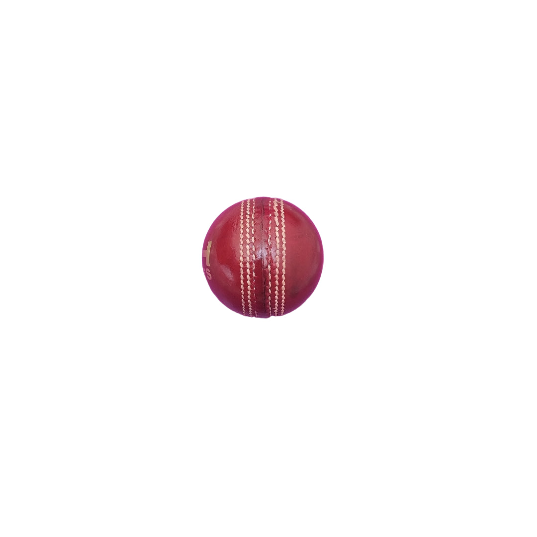 Red Leather Cricket Ball – Durable, Hand-Stitched & Ideal for Matches & Practice