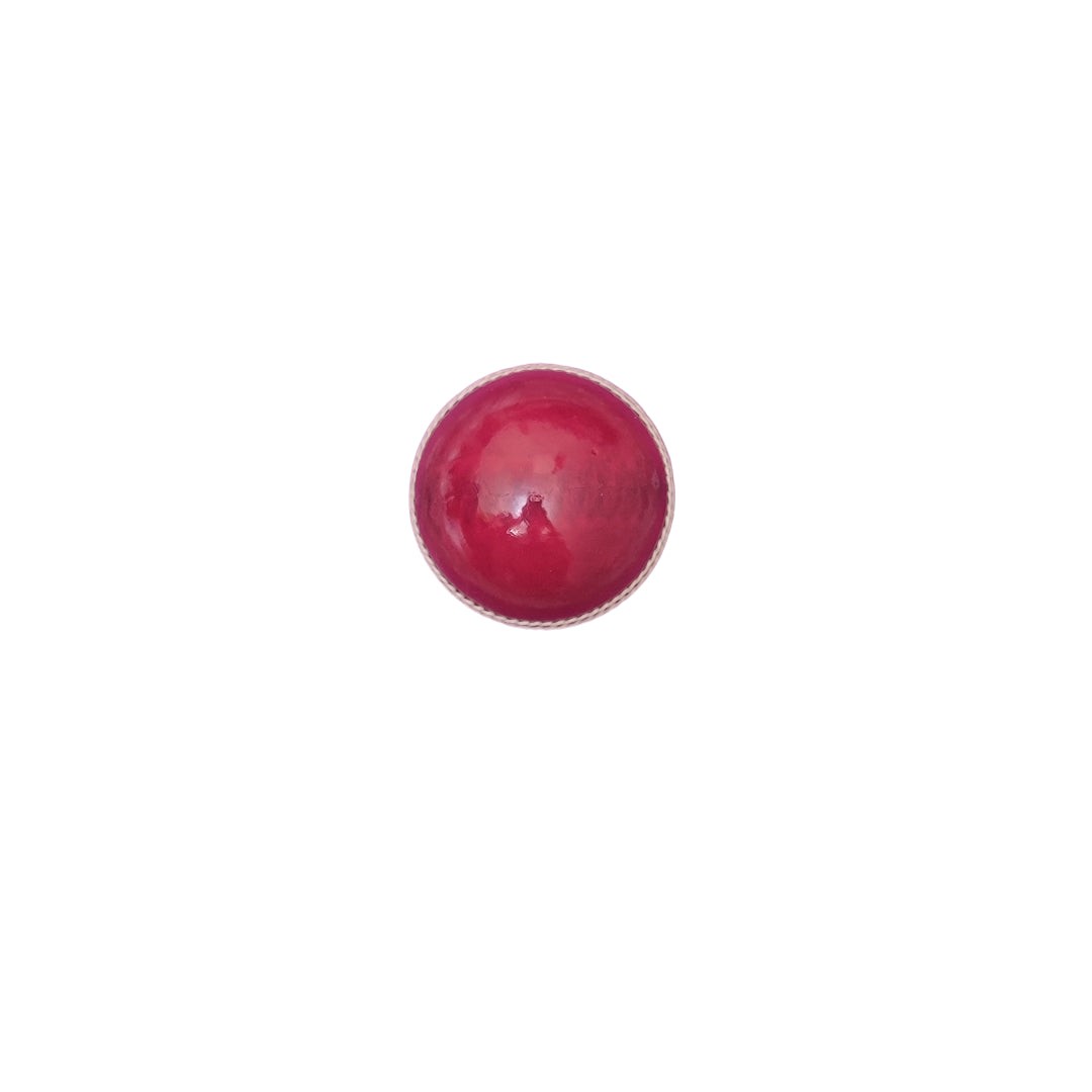 Red Leather Cricket Ball – Match & Practice Quality