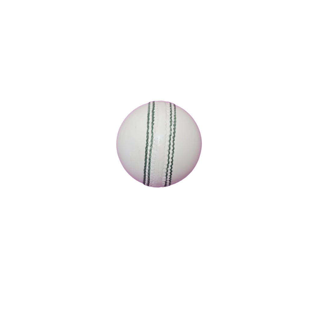 White Leather Cricket Ball (Hard) – Professional Match & Practice Quality