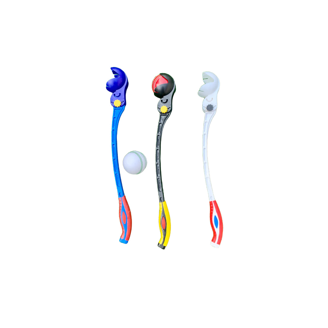 Adjustable Robo Arm Side Throw – Cricket Ball Throwing Aid for Training & Practice (All Ball Types)