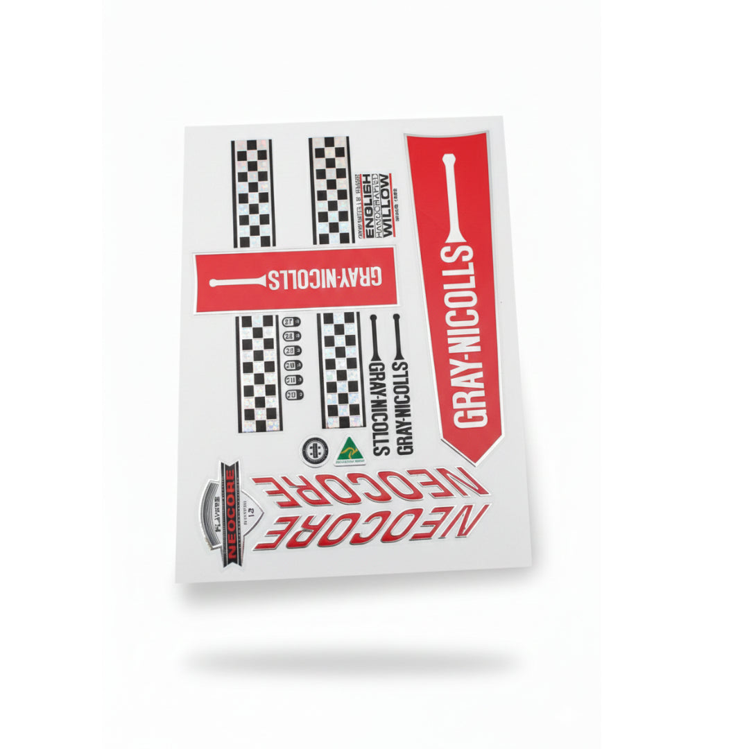 Gray Nicolls NEOCORE Bat Sticker — Premium Vinyl Decal