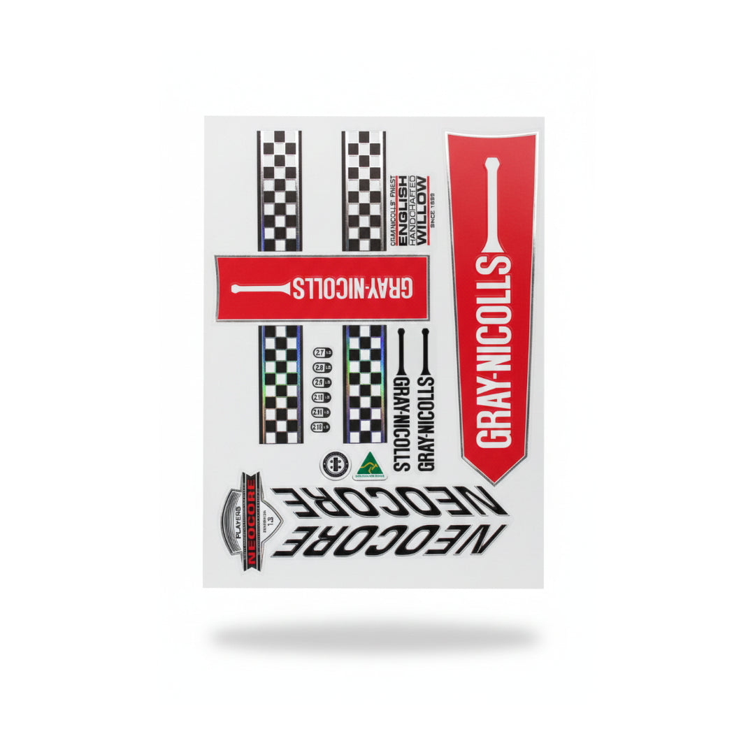 Gray Nicolls NEOCORE Bat Sticker — Premium Vinyl Decal