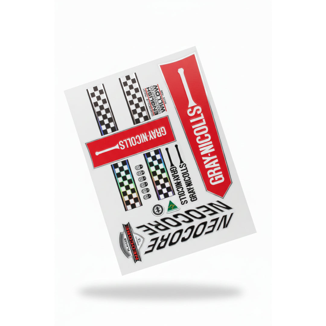 Gray Nicolls NEOCORE Bat Sticker — Premium Vinyl Decal