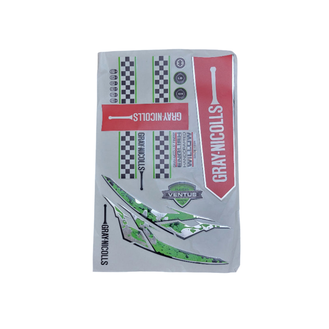 Gray Nicolls Cricket Bat Stickers – Premium Replacement Decals – AZ Sports