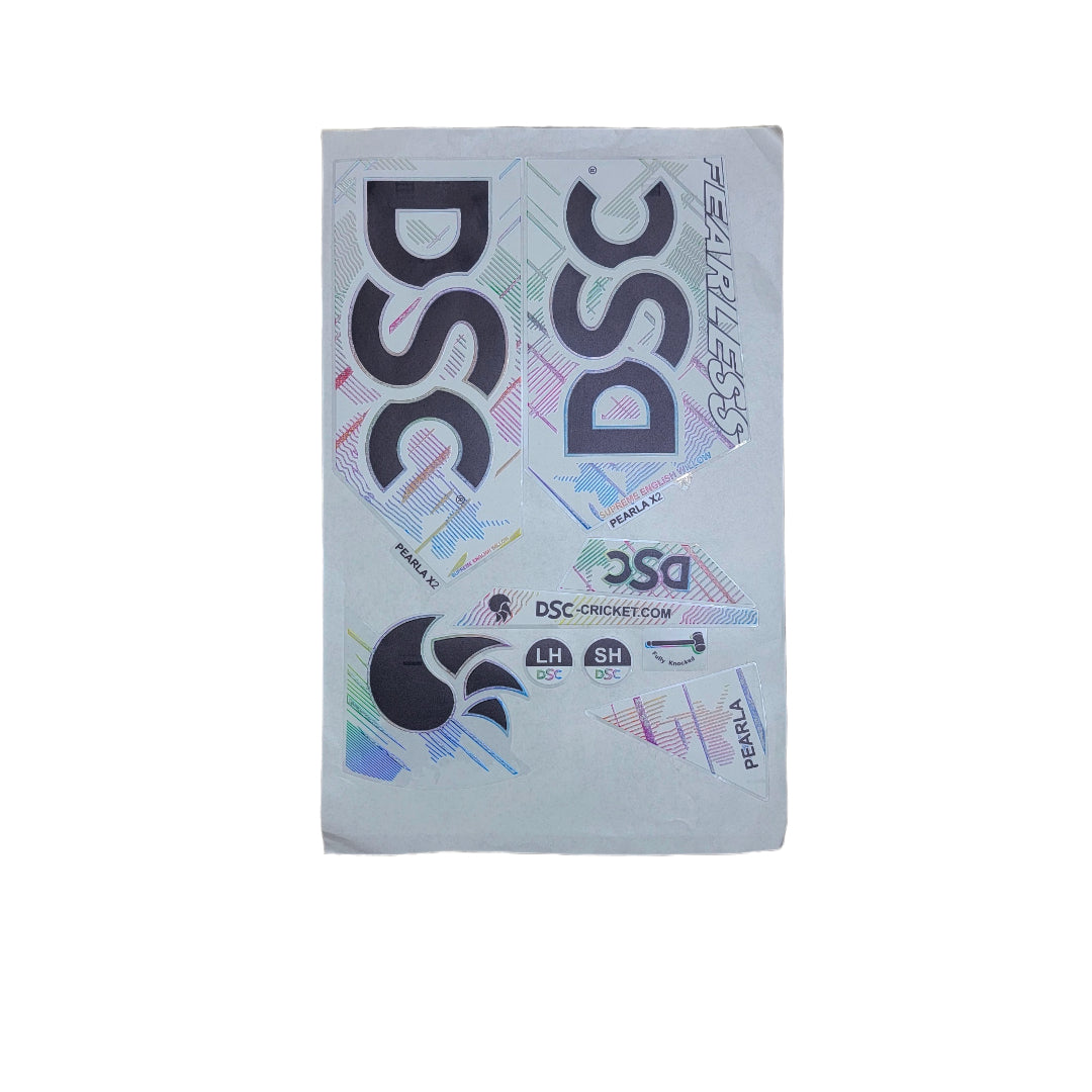 DSC Cricket Bat Stickers – Premium Replacement Decals