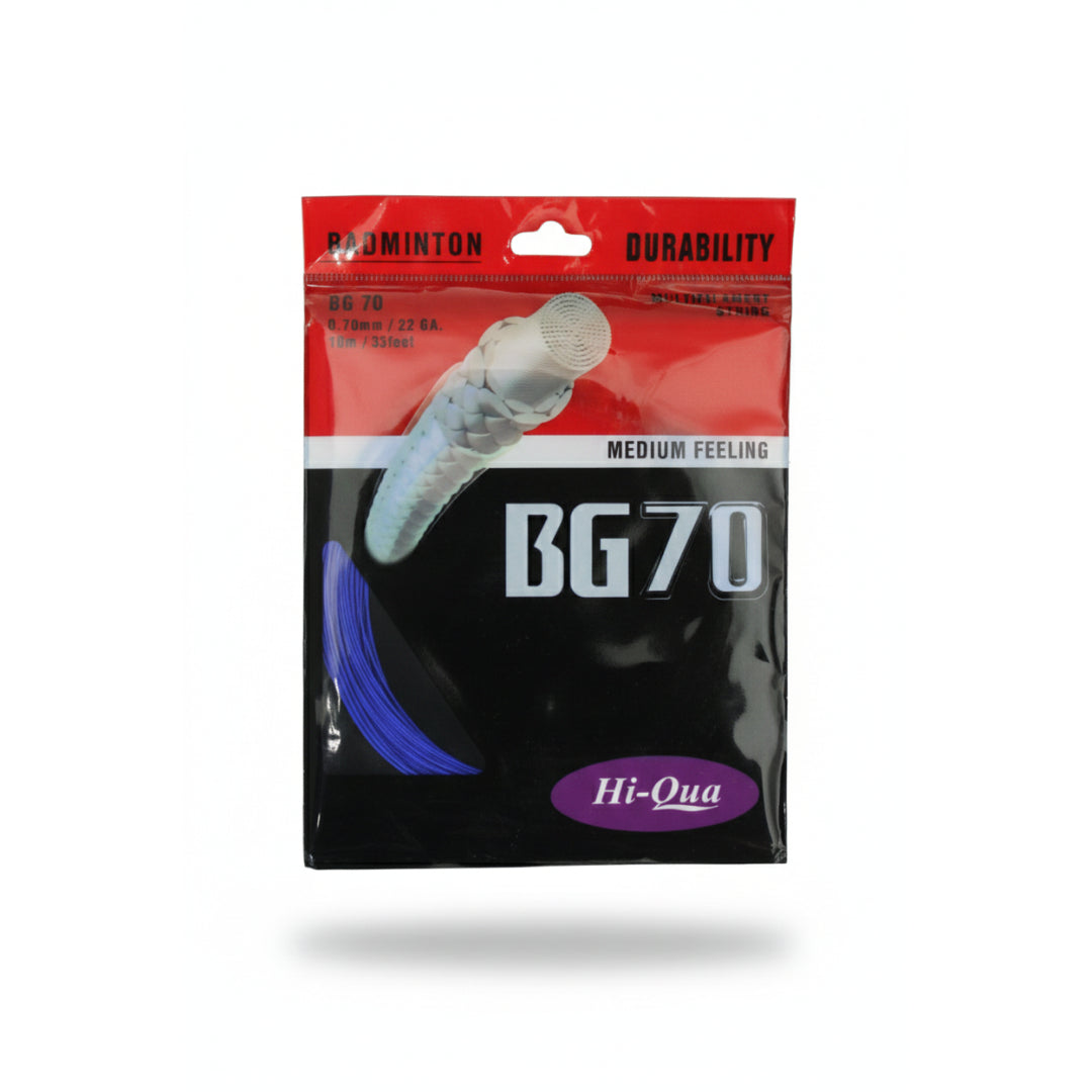 Hi-Qua BG70 Badminton String – Durable High-Performance String