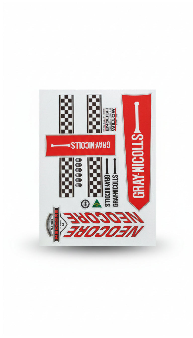 Gray Nicolls Cricket Bat Stickers – Premium Replacement Decals