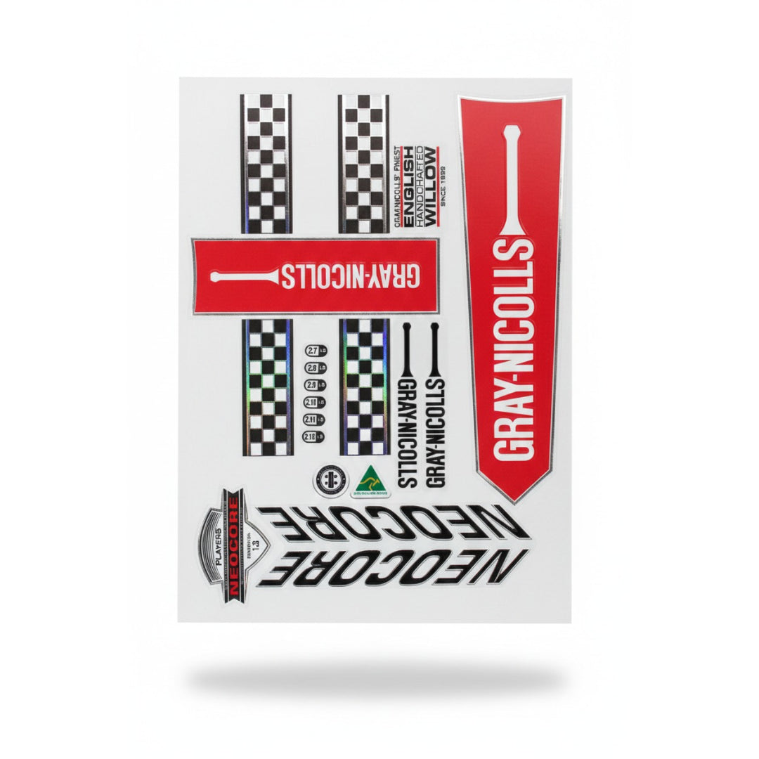 Gray Nicolls NEOCORE Bat Sticker — Premium Vinyl Decal
