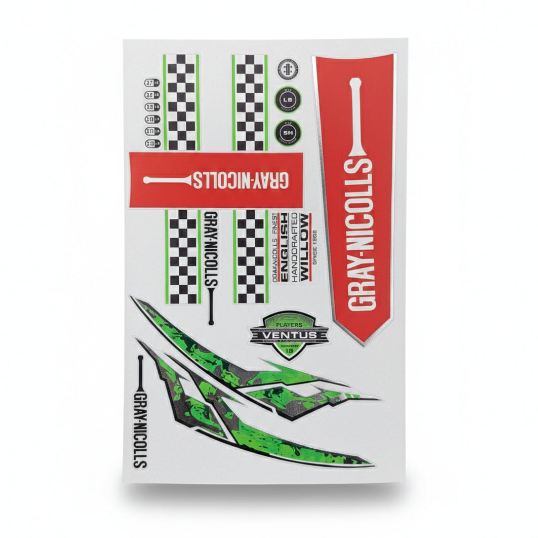 Gray-Nicolls Ventus Chrome Sticker – Bat Decal for Ventus Series